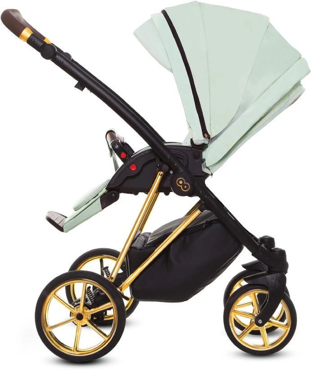 Musse Ultra Mint 3 In 1 Kinderwagen Incl. Maxi Cosi - Complete Set Babywagen (levertijd 2 á 3 Weken) - Afbeelding 6