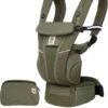 Ergobaby Baby Draagzak Omni Breeze Olive Green - Ergonomische Draagzak Vanaf Geboorte