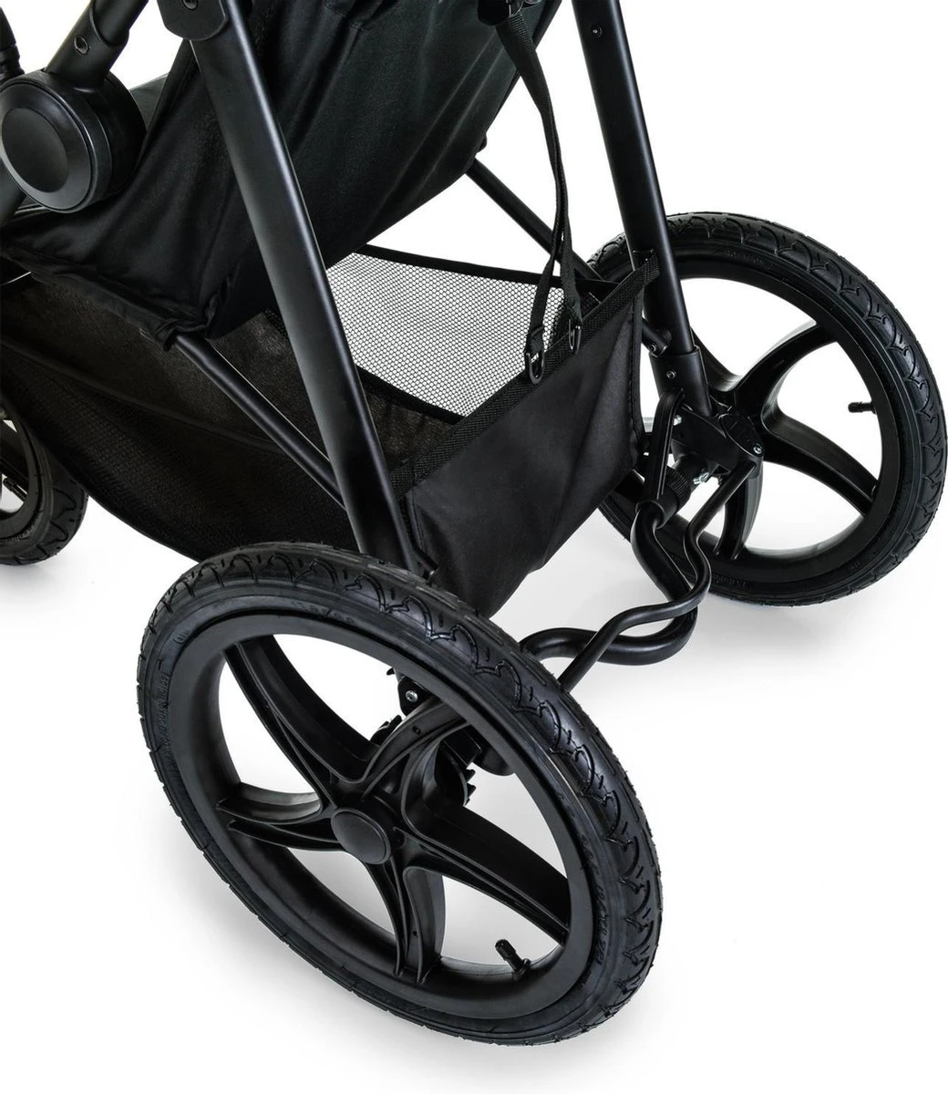 Hauck Runner Kinderwagen - Zwart/Neon Geel - Afbeelding 14