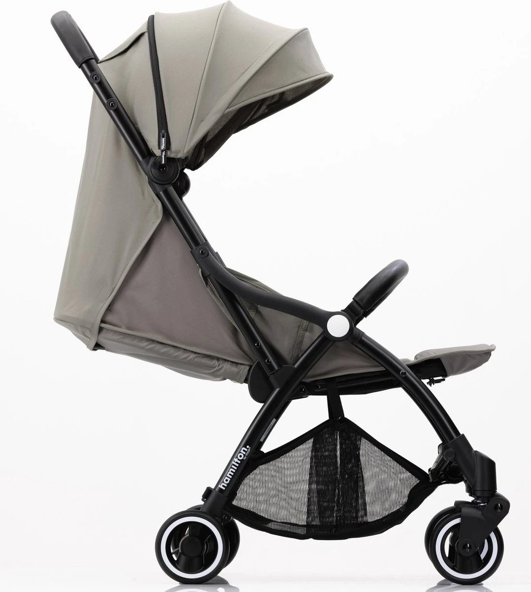 Hamilton By Yoop X1 Plus Buggy – Nieuw, Hoger, Uitgebreider 2023 Model – Premium Stroller Met One Hand Folding Technologie – Grijs – Lichte, Verstelbare En Wendbare Kinderwagen Met Vele Gemakken - Afbeelding 11