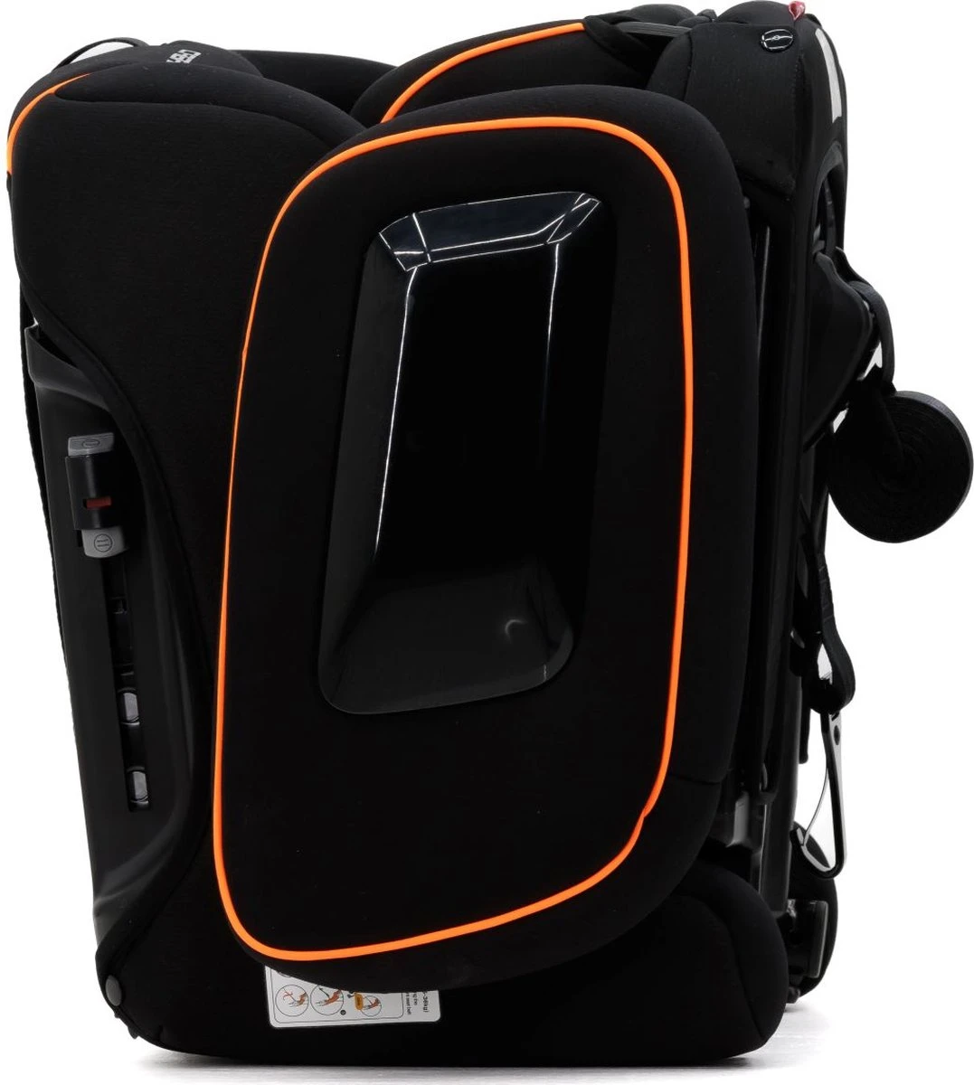 Hamilton By Yoop Cabrio Premium Opvouwbare Autostoel – Veilig, Comfortabel En Lichtgewicht Autozitje – Groep I, II, III Autostoeltje Voor 9 Maanden Tot 12 Jaar – Neon Oranje – ISOFIX Kliksysteem - 1e Opvouwbare Autostoel Ter Wereld - Afbeelding 10