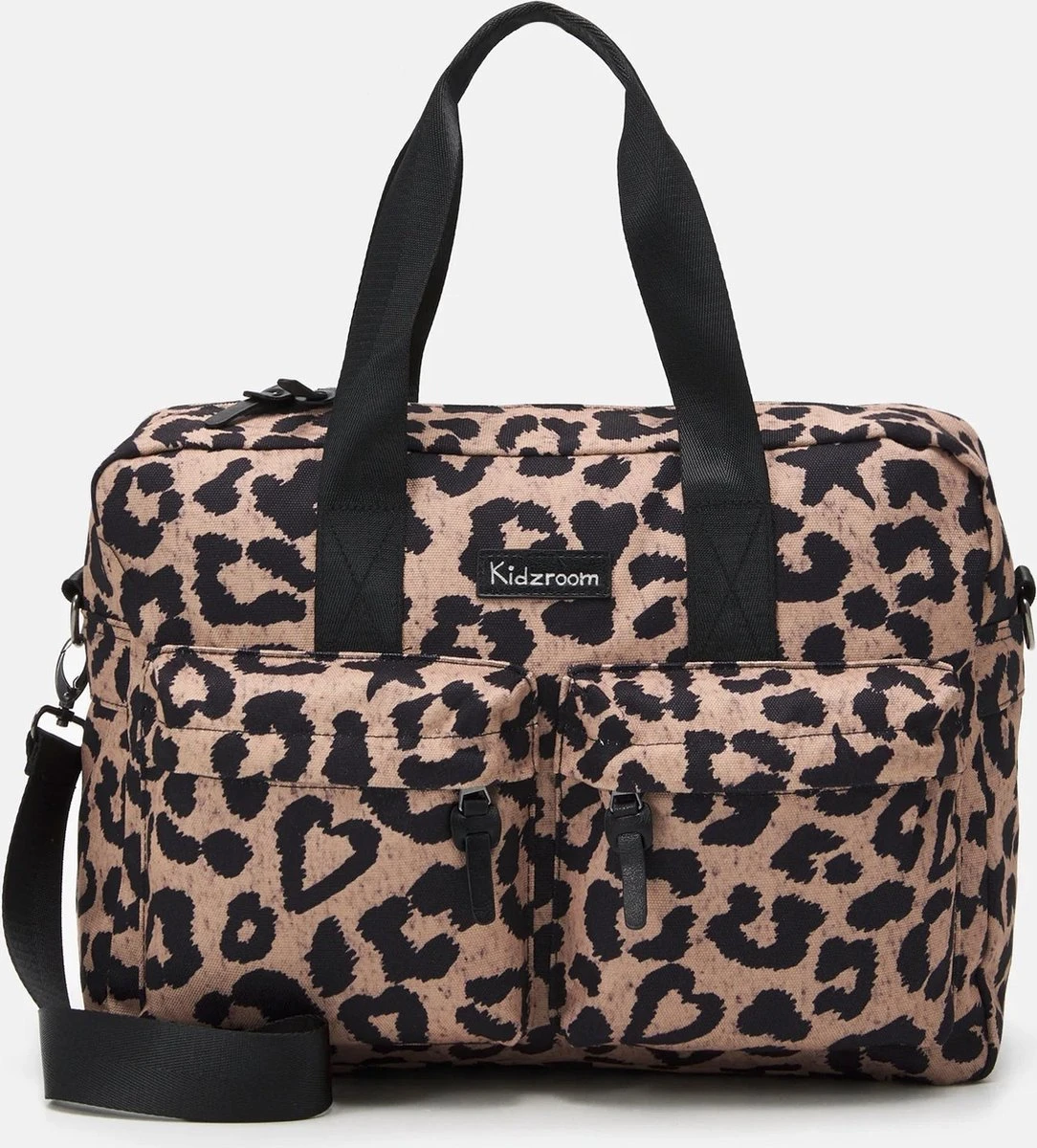 Kidzroom Gorgeous Luiertas - Bruin - Ophanglussen Kinderwagen - Verschoonmatje - Verstelbare Schouderband - Afbeelding 14