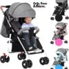 Child Supplies Buggy - Inklapbare Buggy - Baby Stroller - 3 In 1 - Kinderwagen - Grijs
