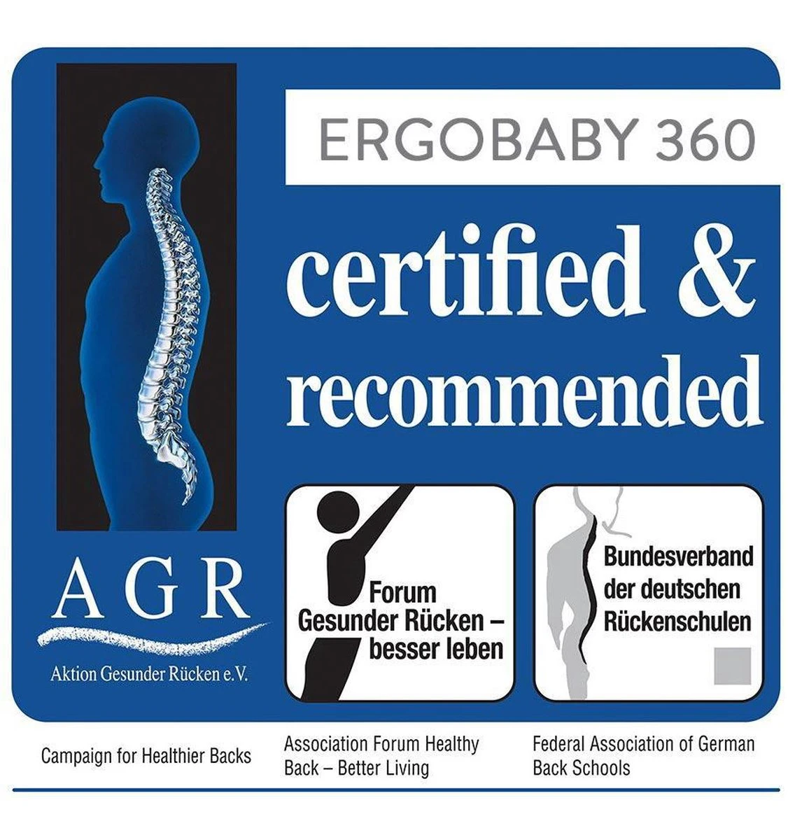 Ergobaby 360 Four Positions Baby Draagzak - Pure Black - Afbeelding 5