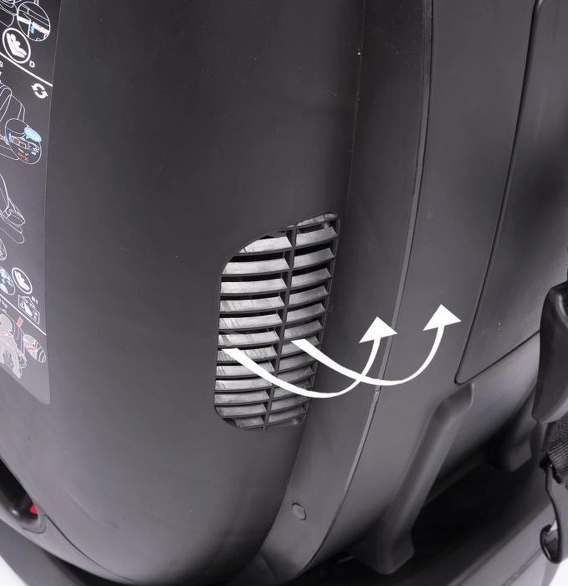 Hibaby Logos Isofix - Autostoel - 360° Graden Draaibaar Autostoel - 0 T/m 36 Kg - Rood - Afbeelding 10