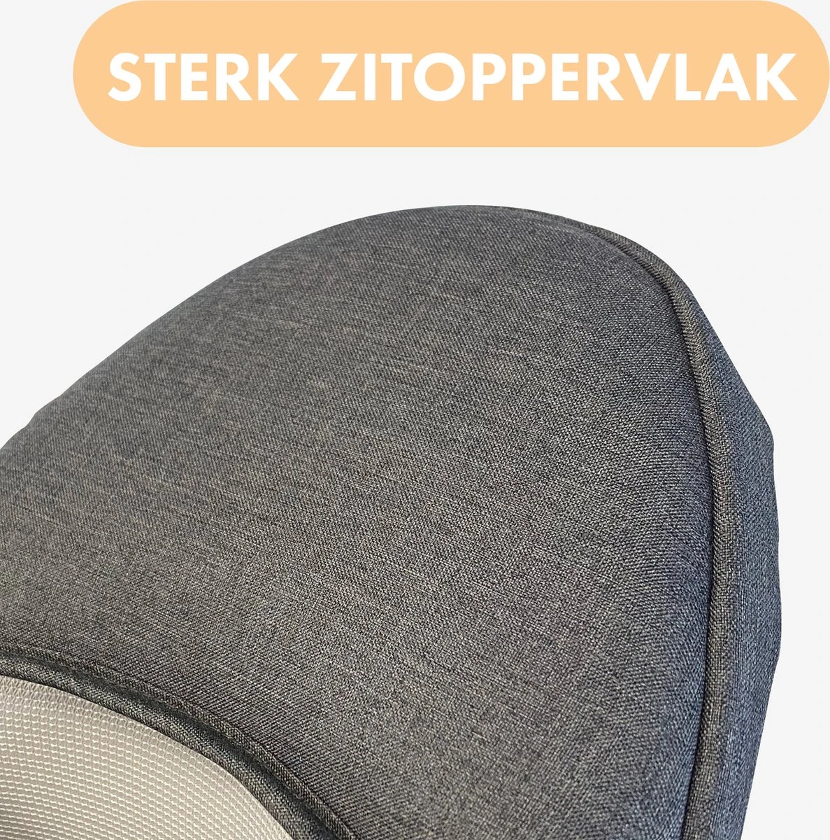 Deryan Pack Light Luxe Heupdrager - Ergonomische Draagzak + Opbergvakjes Grijs - Afbeelding 10