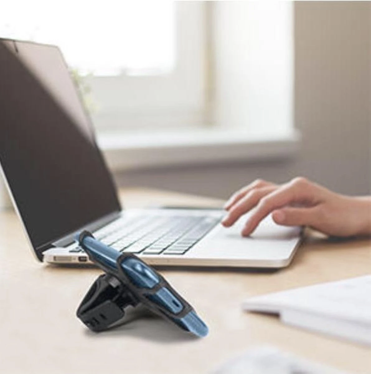 Dooky Telefoonhouder Smartphone Telefoon Houder 360* Rotatie Universeel Kinderwagen Fiets Zwart - Afbeelding 15