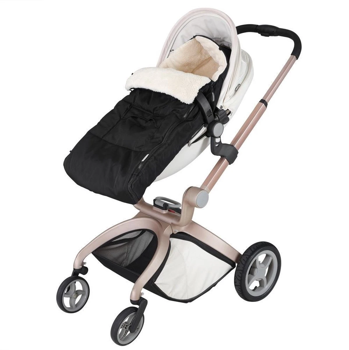 Monzana Voetenzak - Voor Kinderwagen Of Stoeltje - 93x56cm Zwart - Afbeelding 7