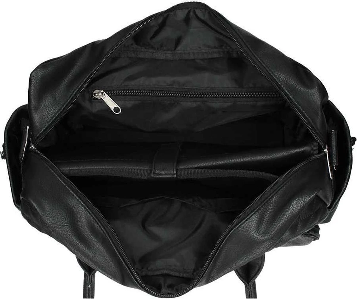 Kidzroom Vision Of Love Luiertas - Zwart - Verschoonmatje - Verstelbare Schouderband - Afbeelding 14