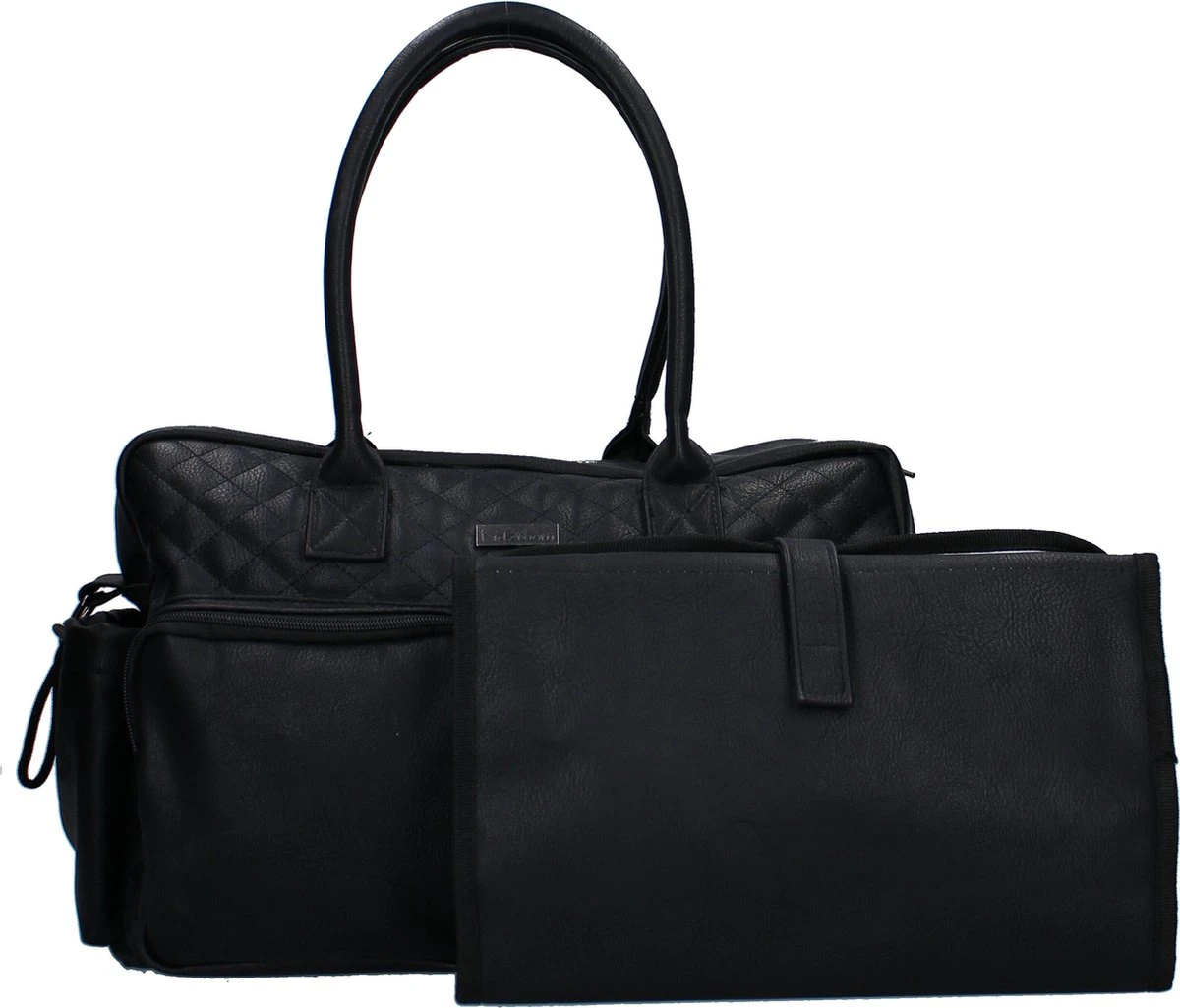 Kidzroom Vision Of Love Luiertas - Zwart - Verschoonmatje - Verstelbare Schouderband - Afbeelding 17