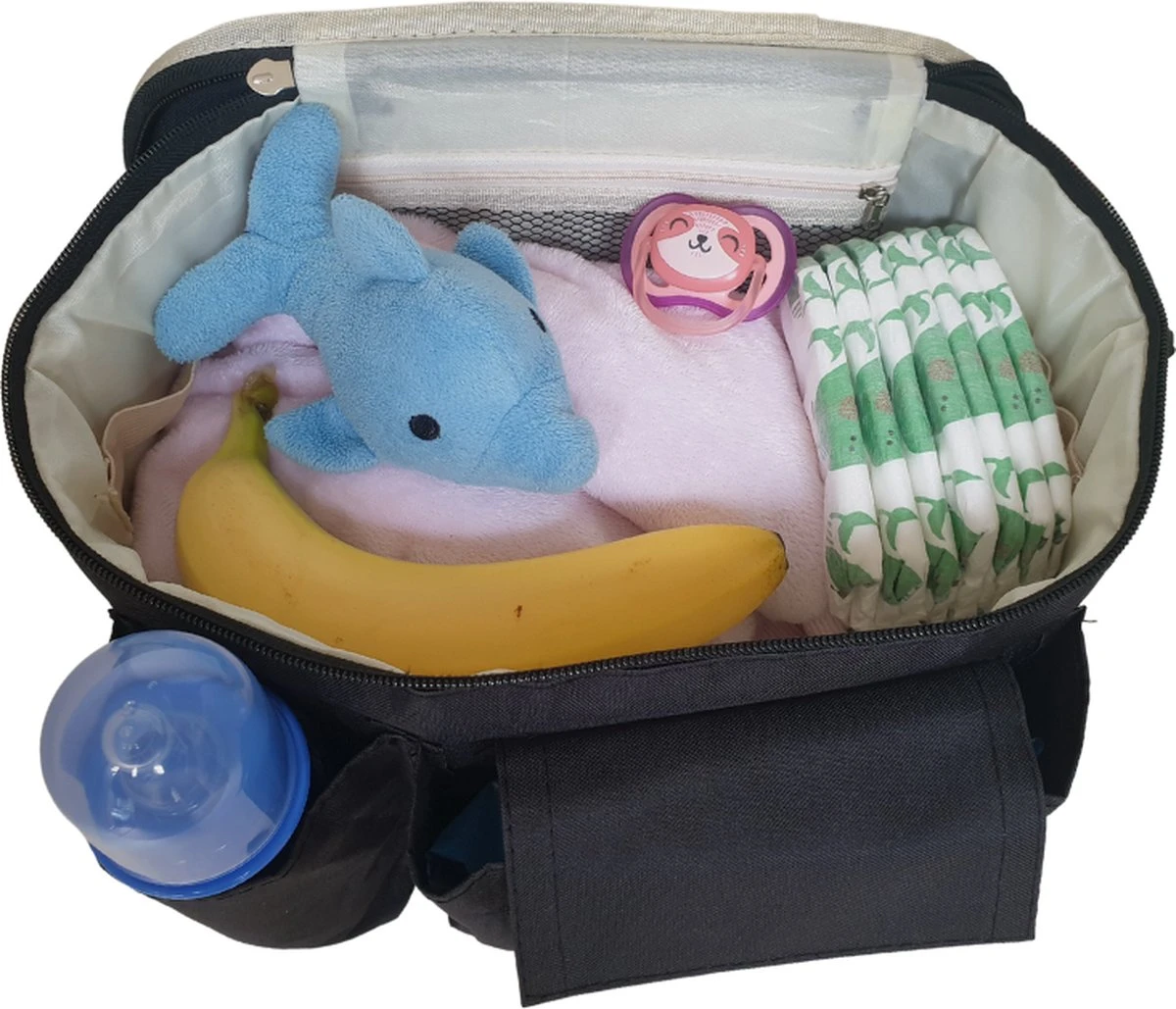 Janse Luiertas - Schoudertas - Baby Tas - Verzorgingstas - Kinderwagen Tas - Babyshower - Mommy Bag - Buggy Tas - Diaper Bag - Kinderwagen Organizer - Afbeelding 7