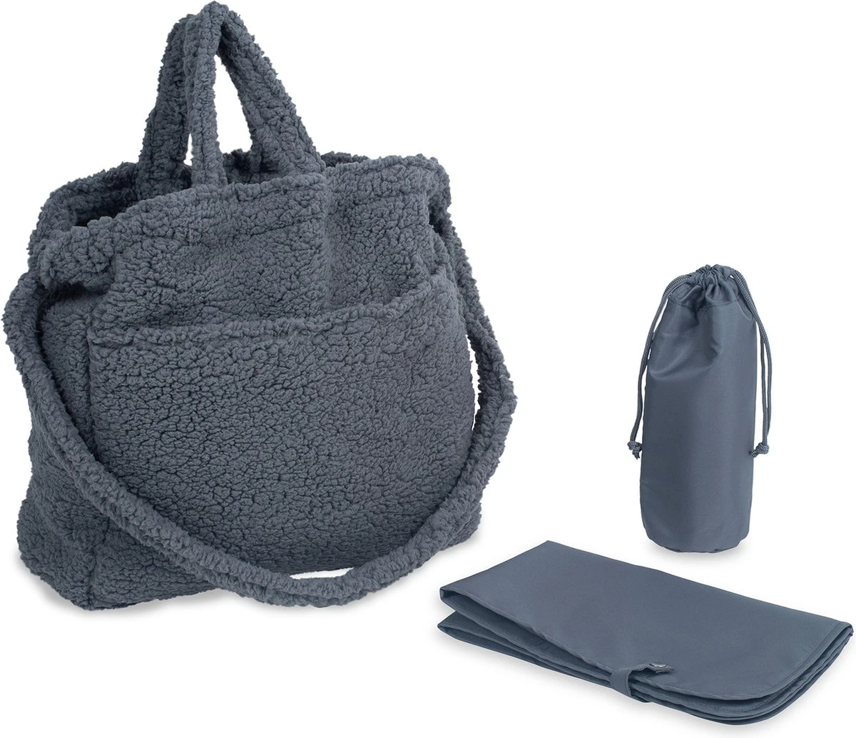 Jollein Luiertas Teddy - Storm Grey - Afbeelding 4