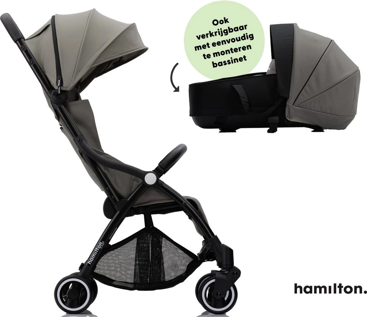 Hamilton By Yoop X1 Plus Buggy – Nieuw, Hoger, Uitgebreider 2023 Model – Premium Stroller Met One Hand Folding Technologie – Grijs – Lichte, Verstelbare En Wendbare Kinderwagen Met Vele Gemakken - Afbeelding 16