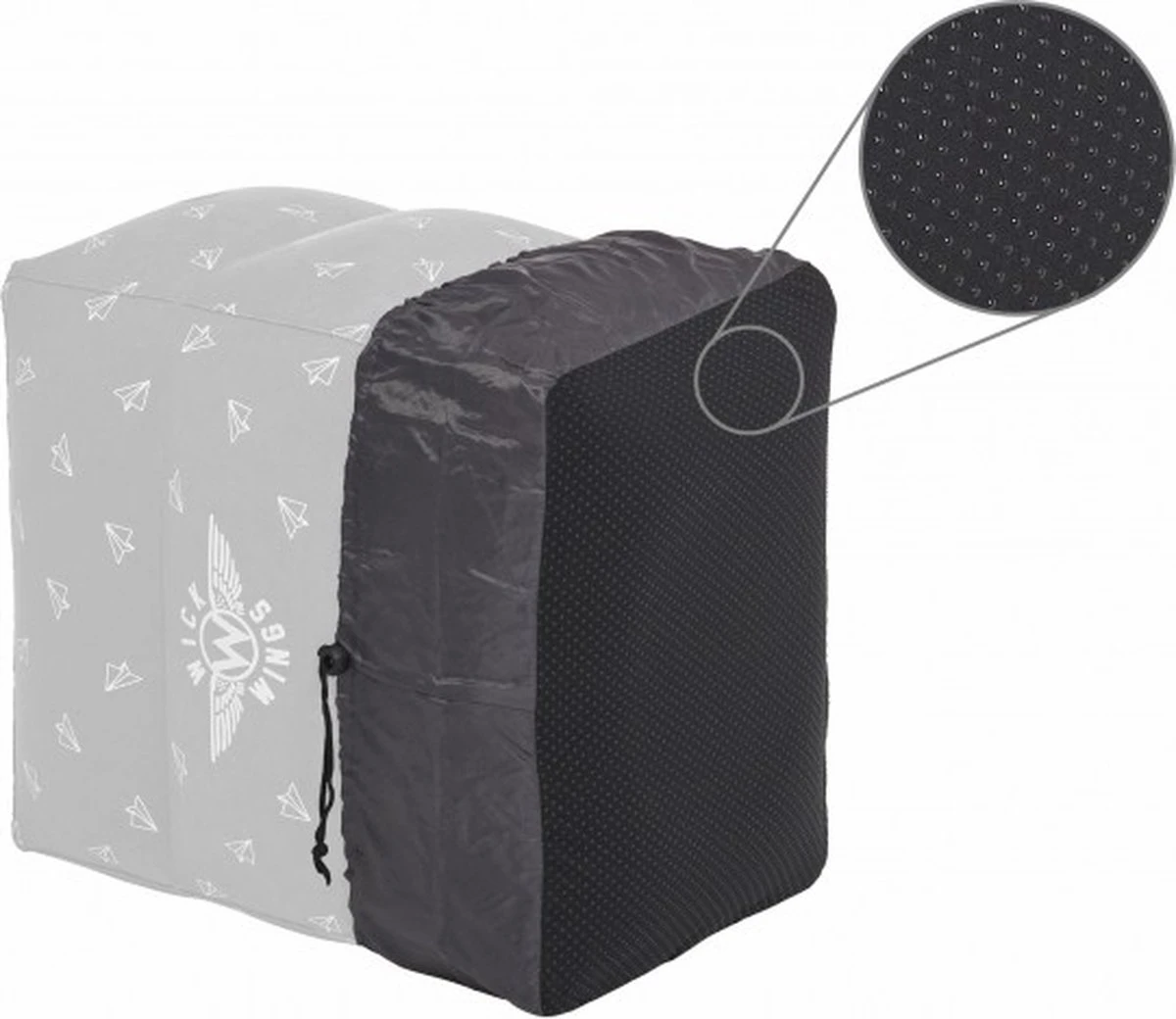 Wick Wings - Wick Air Vliegtuigbedje - Reiskussen - Voetensteun - Antislip - Afbeelding 7