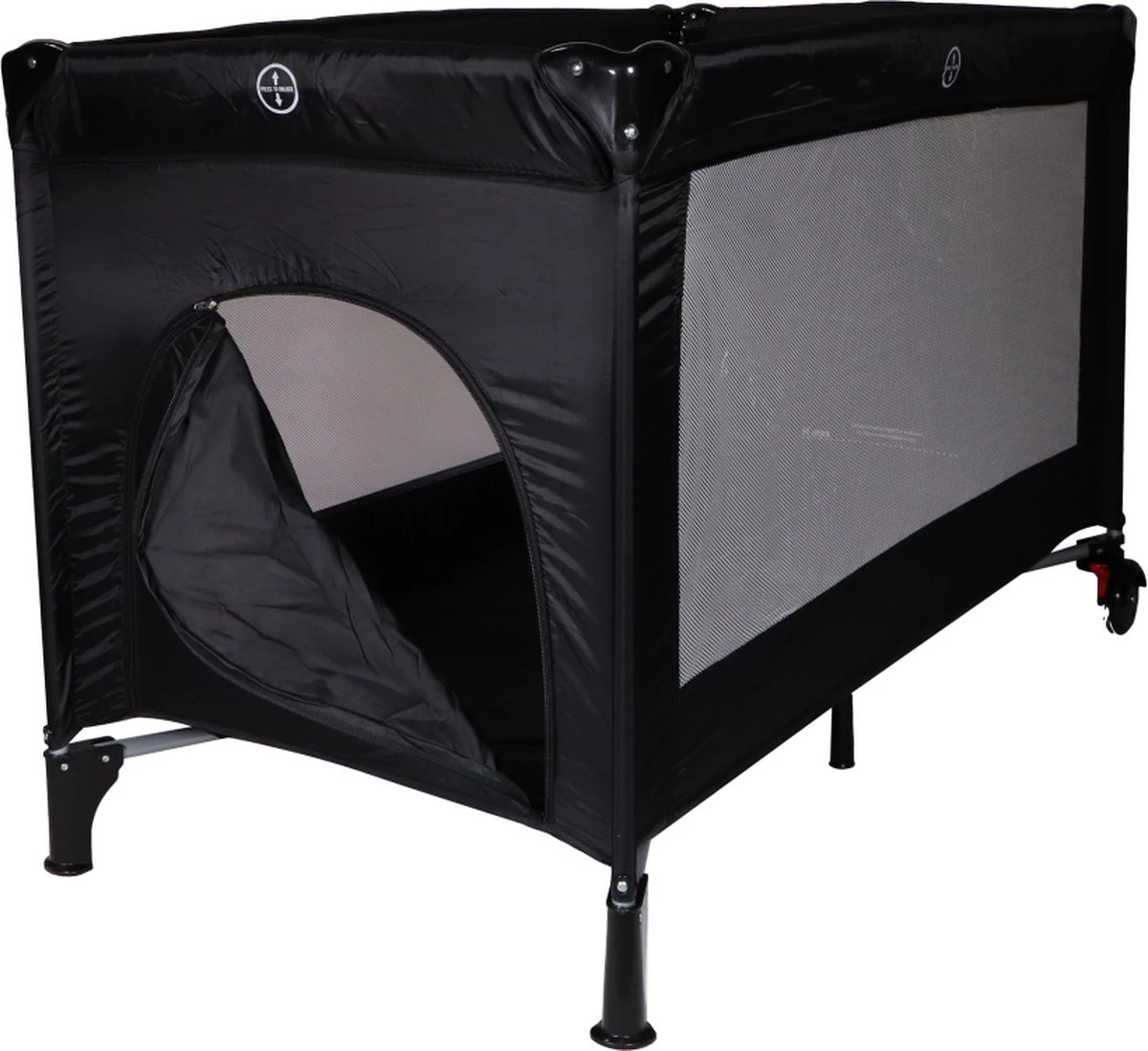 Ding Deluxe Black Campingbedje Incl. Bodemverhoger - Afbeelding 12