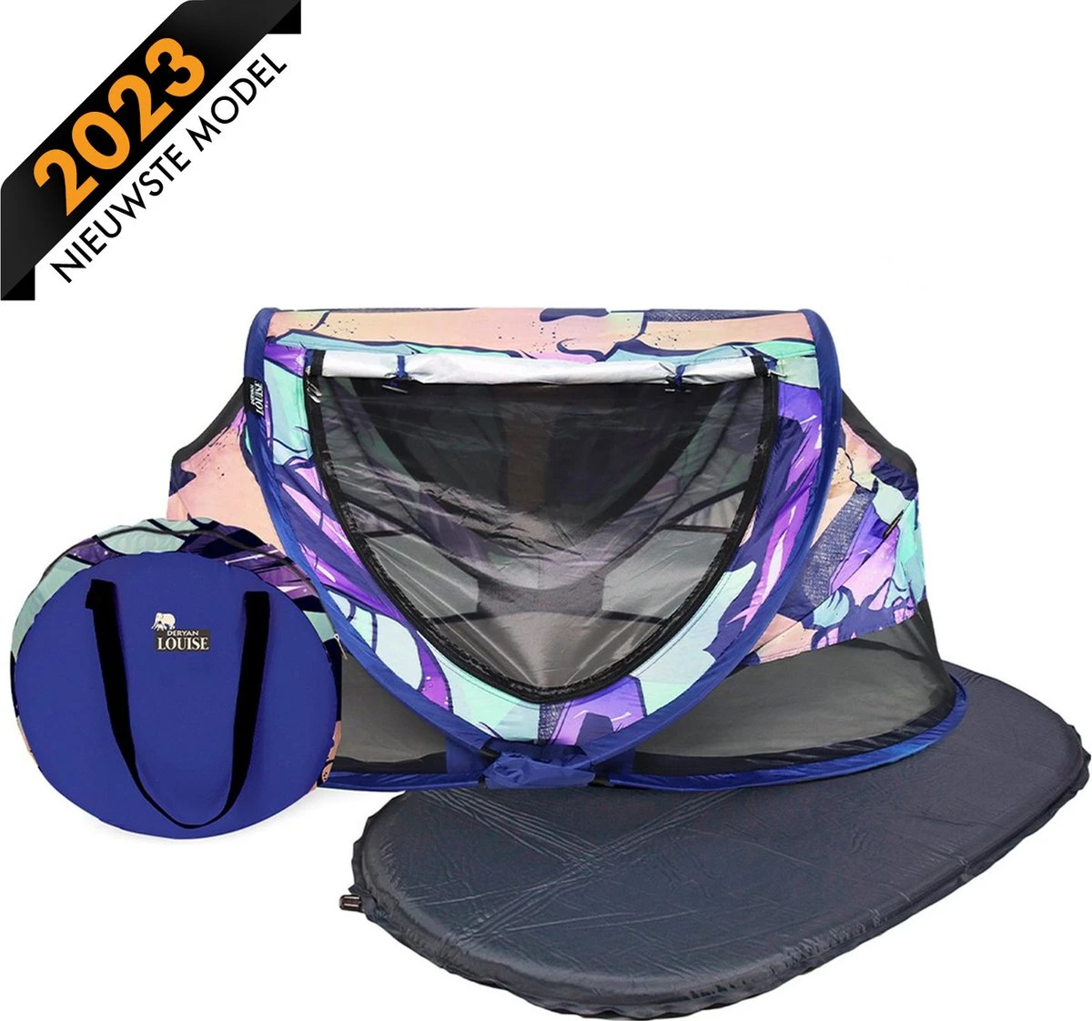 Deryan Peuter Luxe Campingbedje – Inclusief Zelfopblaasbare Matras - Story