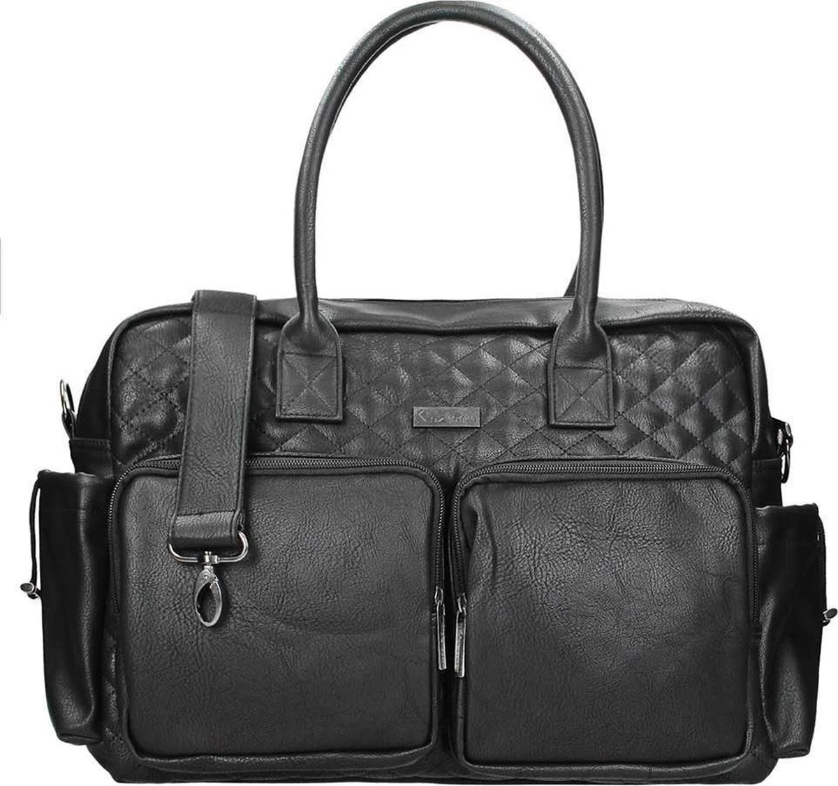 Kidzroom Vision Of Love Luiertas - Zwart - Verschoonmatje - Verstelbare Schouderband - Afbeelding 12