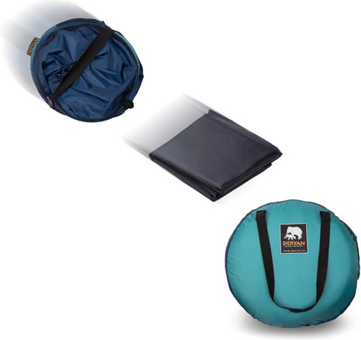 Deryan Peuter Luxe Campingbedje – Inclusief Zelfopblaasbare Matras - Ocean - Afbeelding 13