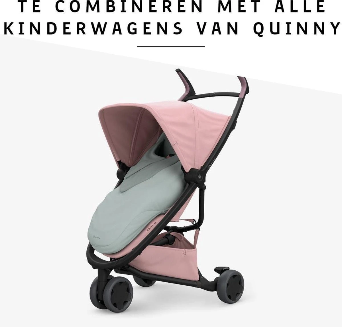 Quinny Kinderwagen Voetenzak - Footmuf Grey - Afbeelding 2