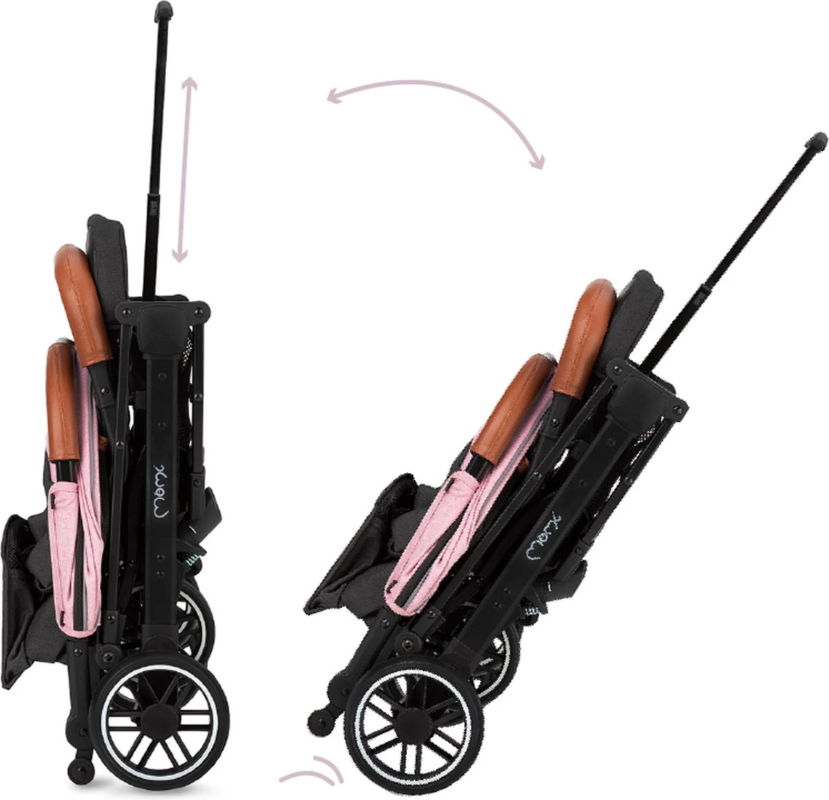 Momi Estelle Pink Wandelwagen WOSP00004 - Afbeelding 8