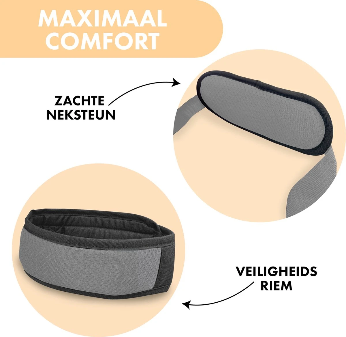 Deryan Pack Light Luxe Heupdrager - Ergonomische Draagzak + Opbergvakjes Grijs - Afbeelding 4