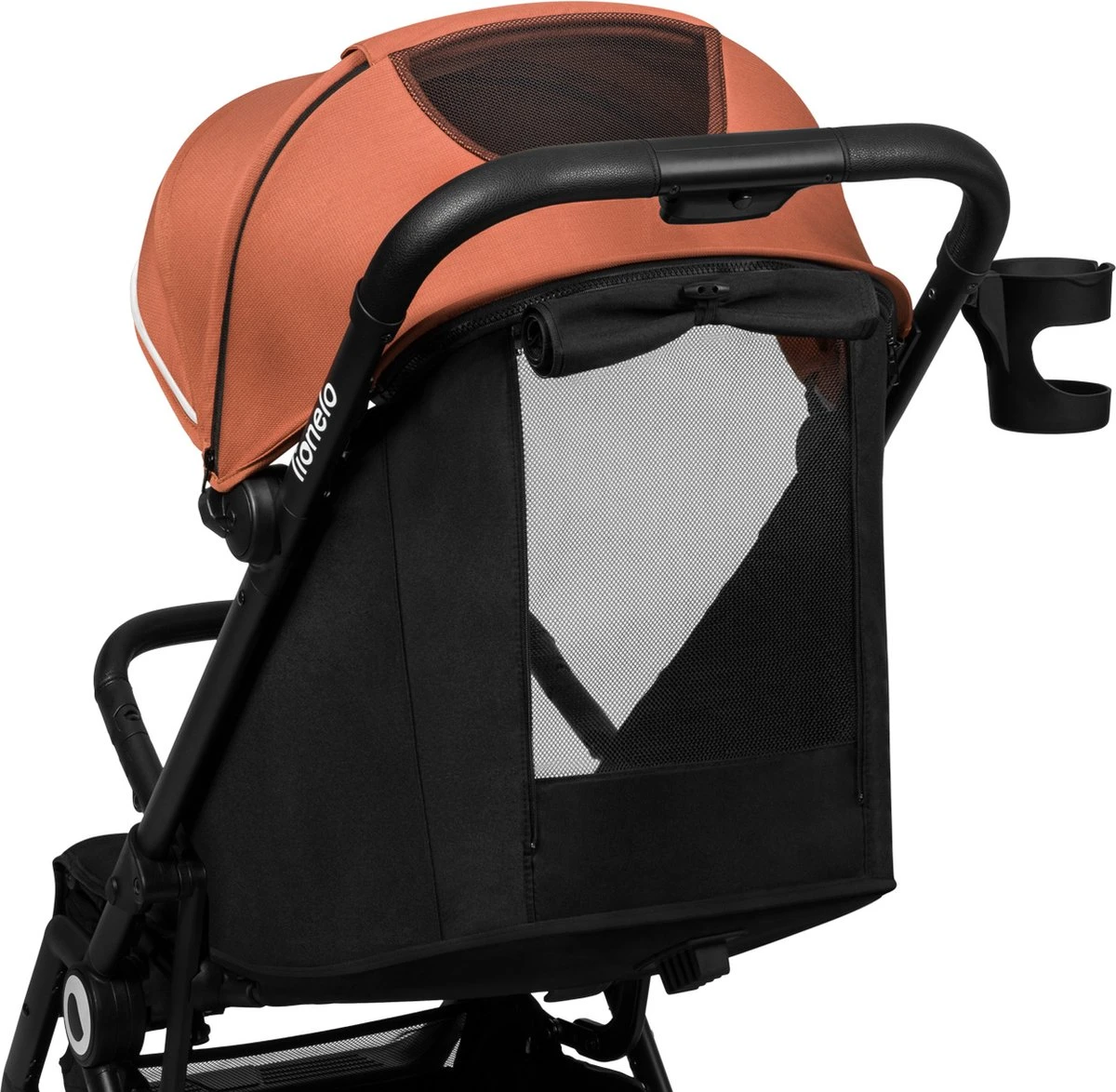 Lionelo Buggy Cloe - Kinderwagen Premium + - Tot 22 Kg - Verstelbare Rugleuning - 5-punts Veiligheidsgordels - Grote Zwenkwielen - Klamboe - Bekerhouder - Lichtgewicht - Compact - Waterdicht - Afbeelding 18