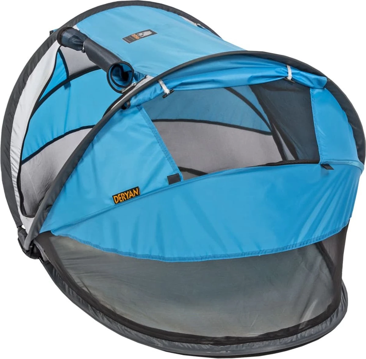 Deryan Peuter Luxe Campingbedje – Inclusief Zelfopblaasbare Matras - Blue - Afbeelding 10