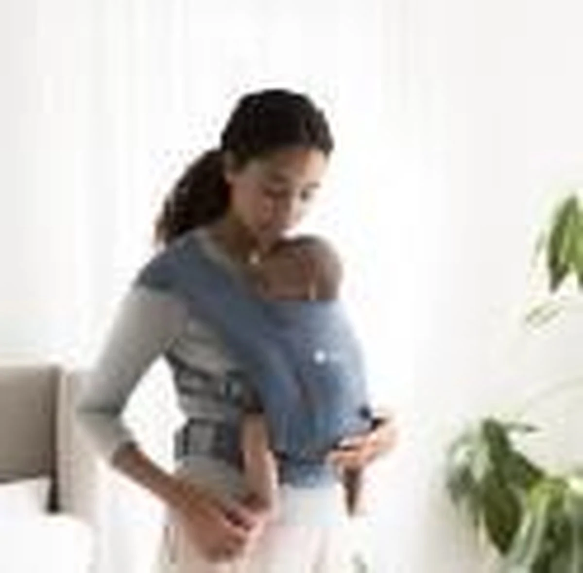 Ergobaby Embrace Draagzak Baby - Oxford Blue - Afbeelding 9