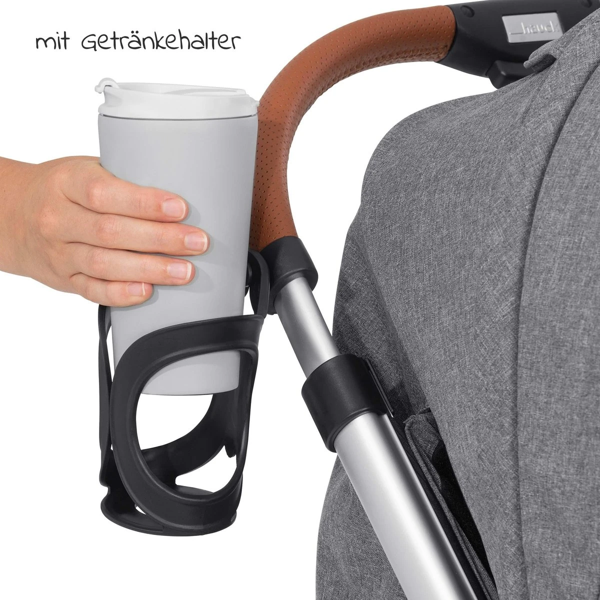 Hauck UpTown Buggy - Met één Hand Opvouwbaar - Grijs - Afbeelding 15