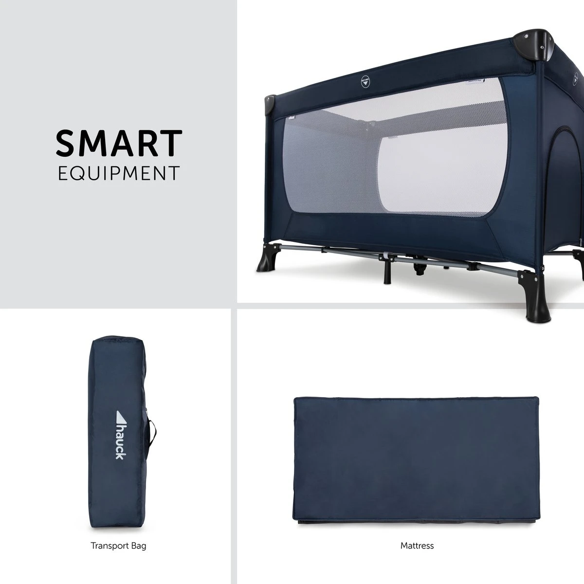 Hauck Dream N Play Plus Campingbedje - Navy - Afbeelding 6