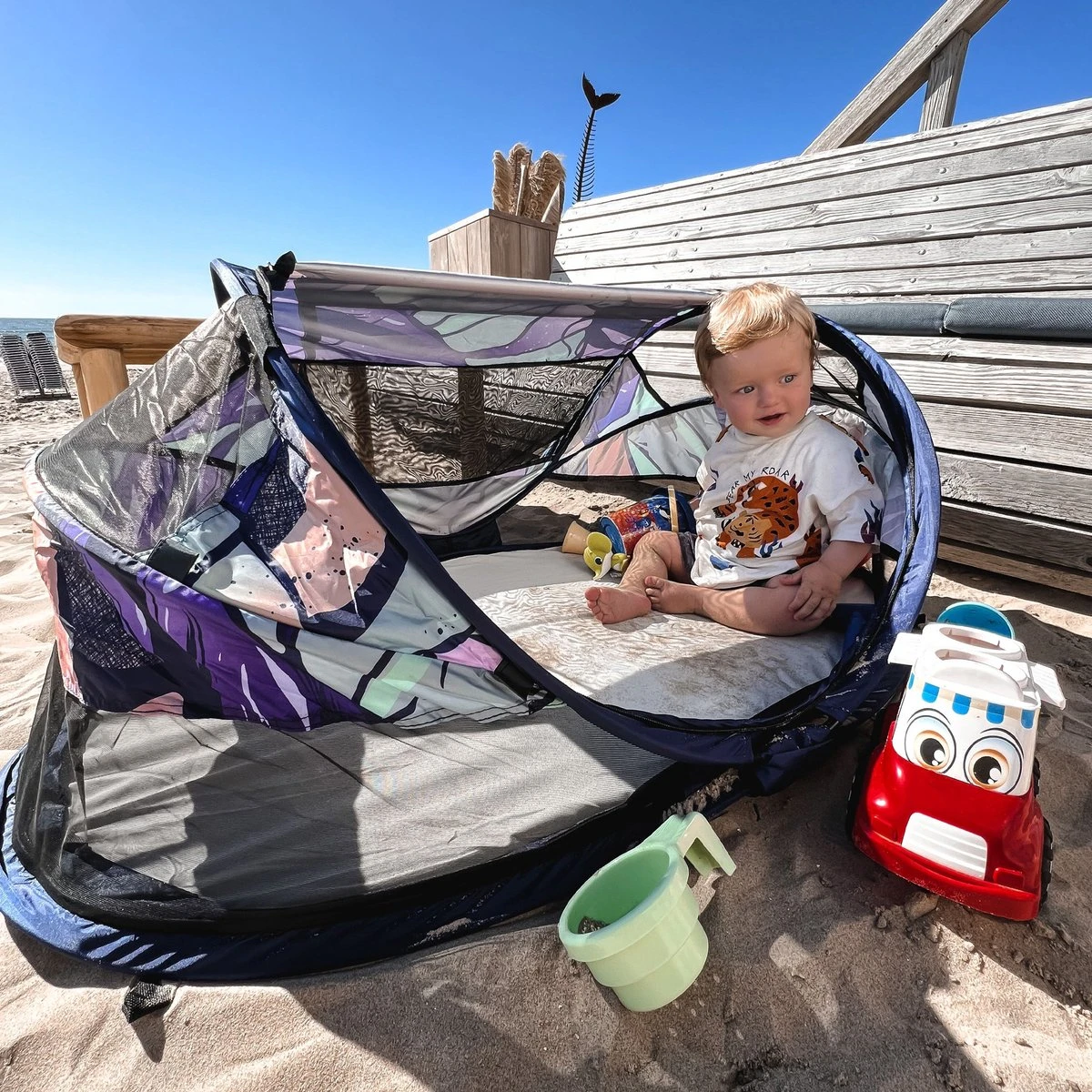 Deryan Baby Luxe Campingbedje – Inclusief Zelfopblaasbare Matras - Story - Afbeelding 4