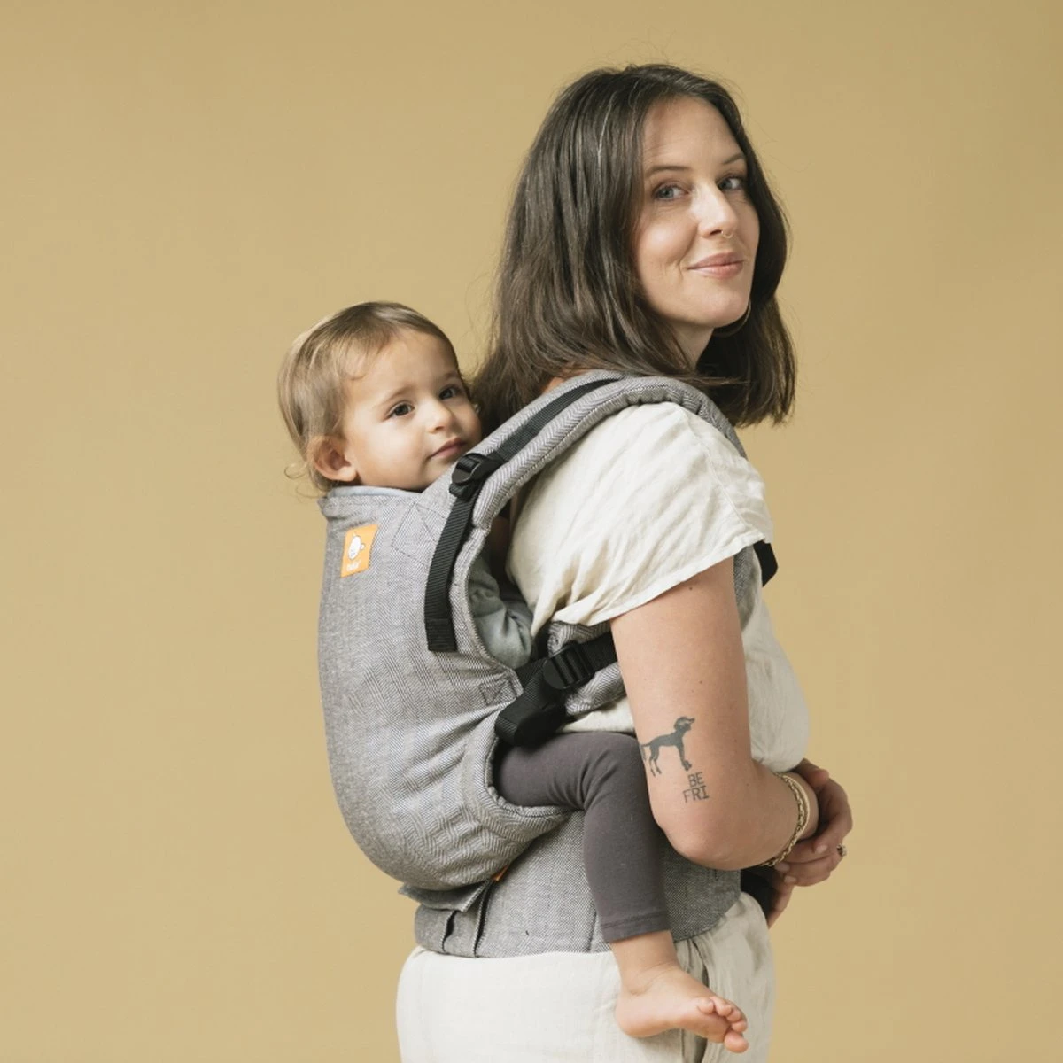 Tula Toddler Ergonomische Draagzak Peuter Linen Ash - Geschikt Vanaf Maat 86-92 - Afbeelding 2