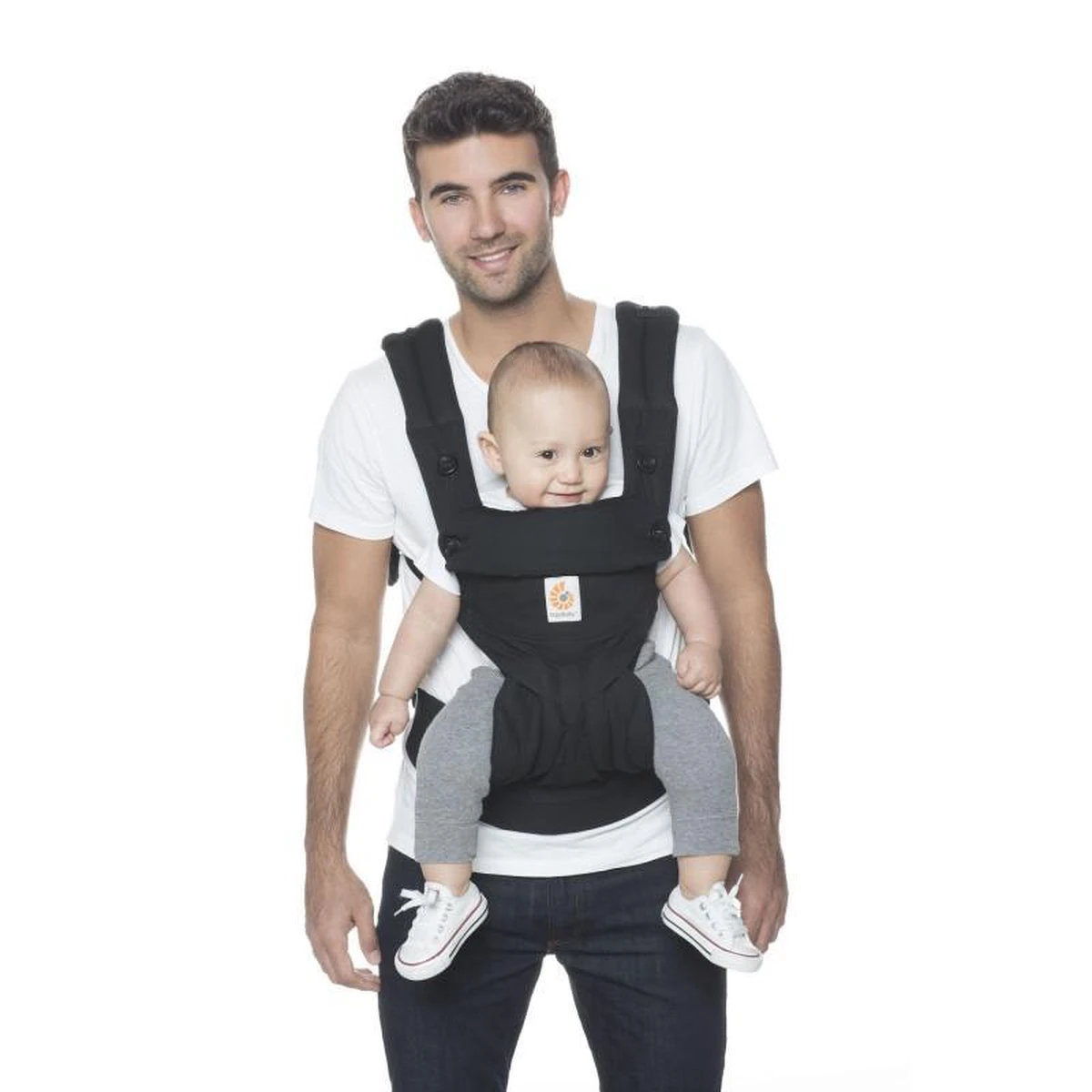 Ergobaby 360 Four Positions Baby Draagzak - Pure Black - Afbeelding 8