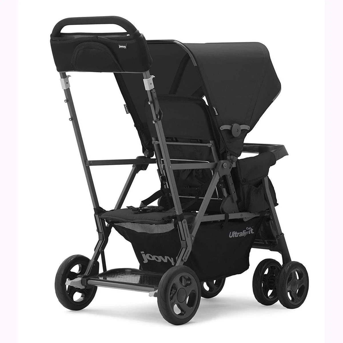 Joovy Caboose Too Ultralight Dubbele Buggy - Zwart - Duo Buggy - Lichtgewicht - Afbeelding 7