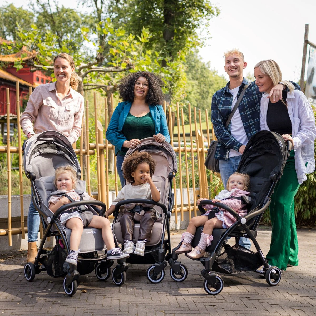 Hamilton By Yoop X1 Plus Kinderwagen - Buggy Met Monteerbare Wieg - Premium Stroller Met One Hand Folding Technologie - Nieuw, Hoger, Uitgebreider 2023 Model - Kaki - Licht, Verstelbaar, Wendbaar En Geschikt Van 0 Maanden Tot 4 Jaar - Afbeelding 7