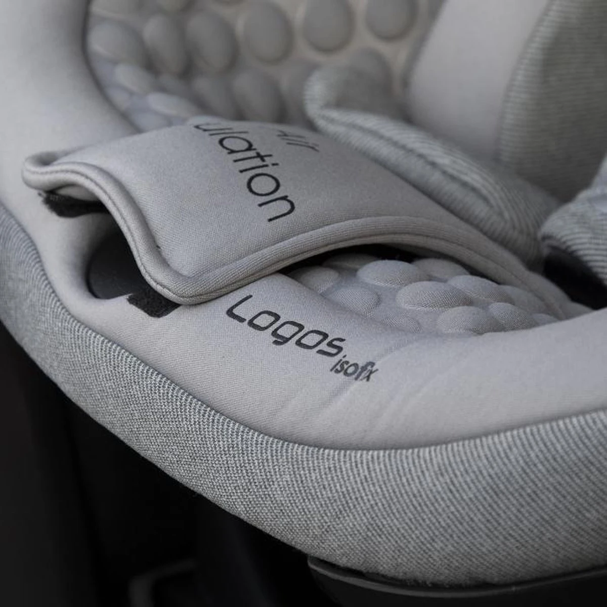 Hibaby Logos Isofix - Autostoel - 360° Graden Draaibaar Autostoel - 0 T/m 36 Kg - Rood - Afbeelding 9