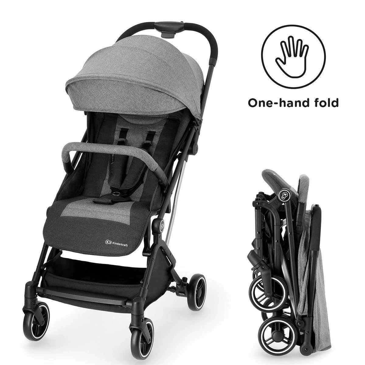 Kinderkraft Wandelwagen Indy Grey - Afbeelding 6