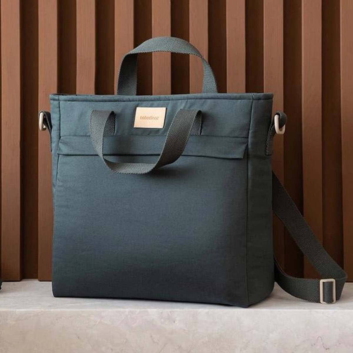 Nobodinoz Baby On The Go Luiertas Rugzak Carbon Blue - Afbeelding 8