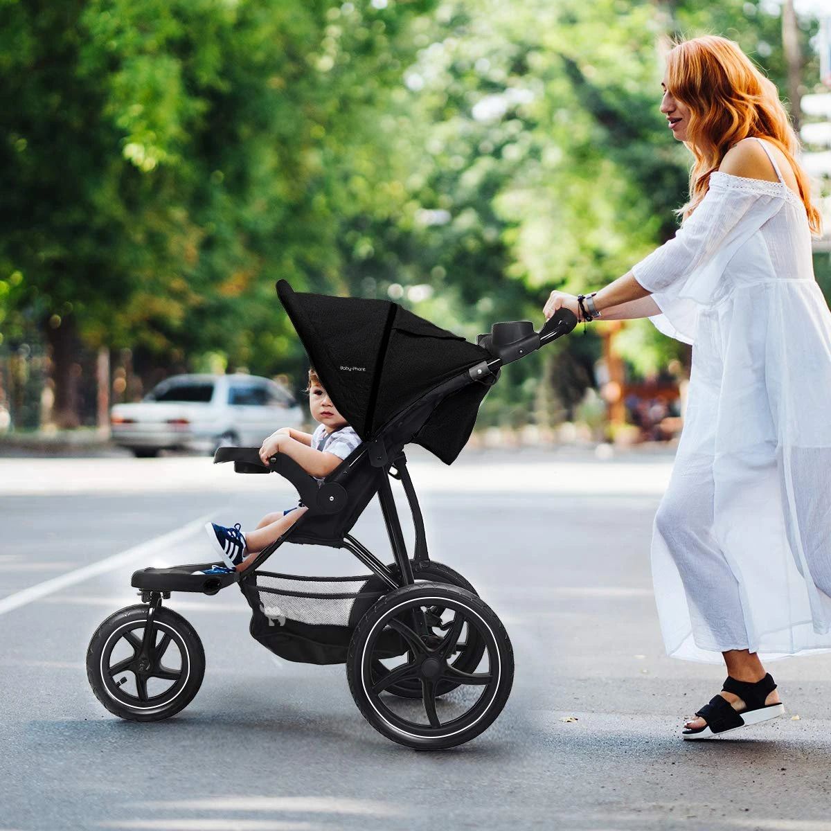 Babyphant Luxe Yasmin Hardloop Kinderwagen – Jogging Buggy - Runner - Afbeelding 2