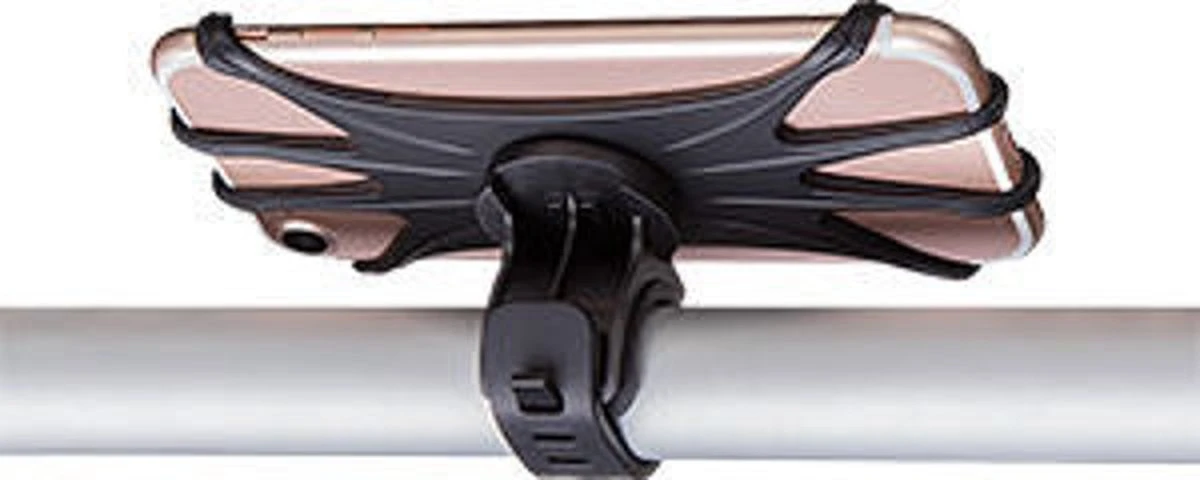 Dooky Telefoonhouder Smartphone Telefoon Houder 360* Rotatie Universeel Kinderwagen Fiets Zwart - Afbeelding 6