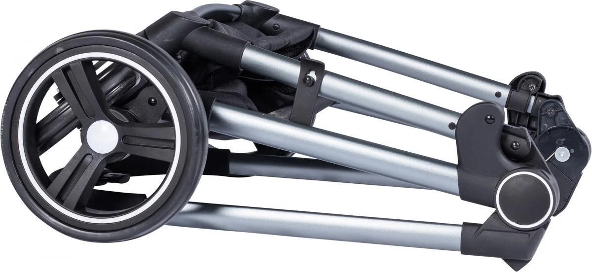 Puck Stroller 3 In 1 Max Zwart Met Frame Antra Incl Autostoel/Adapter/Mamabag - Afbeelding 4