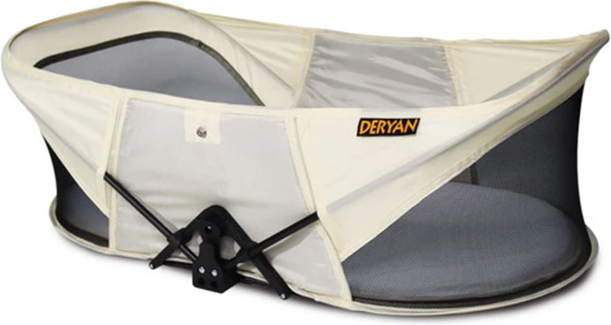 Deryan Infant Deluxe BabyBox Campingbedje - Cream + Inclusief Matras En Klamboe - Afbeelding 14