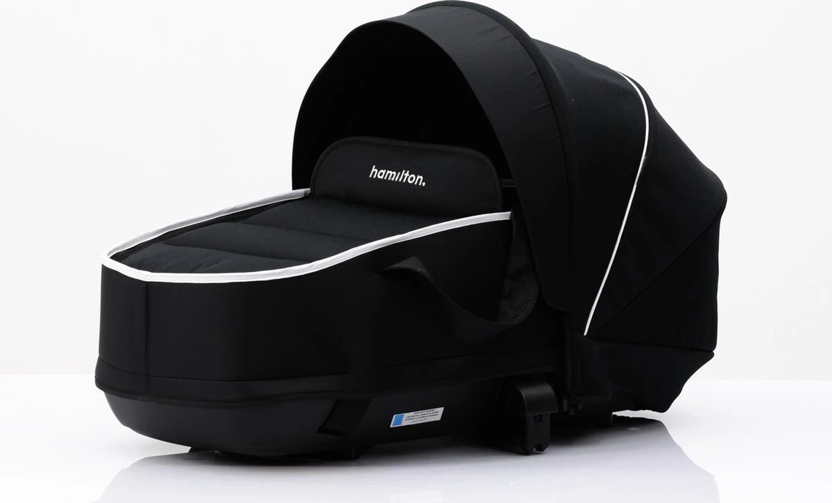 Hamilton By Yoop X1 Plus Kinderwagen - Buggy Met Monteerbare Wieg - Premium Stroller Met One Hand Folding Technologie - Nieuw, Hoger, Uitgebreider 2023 Model - Zwart - Licht, Verstelbaar, Wendbaar En Geschikt Van 0 Maanden Tot 4 Jaar - Afbeelding 13