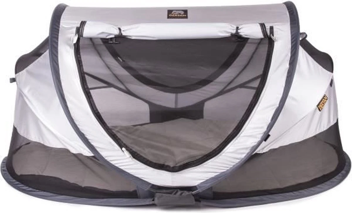 Deryan Peuter Luxe Campingbedje – Inclusief Zelfopblaasbare Matras - Silver - Afbeelding 9
