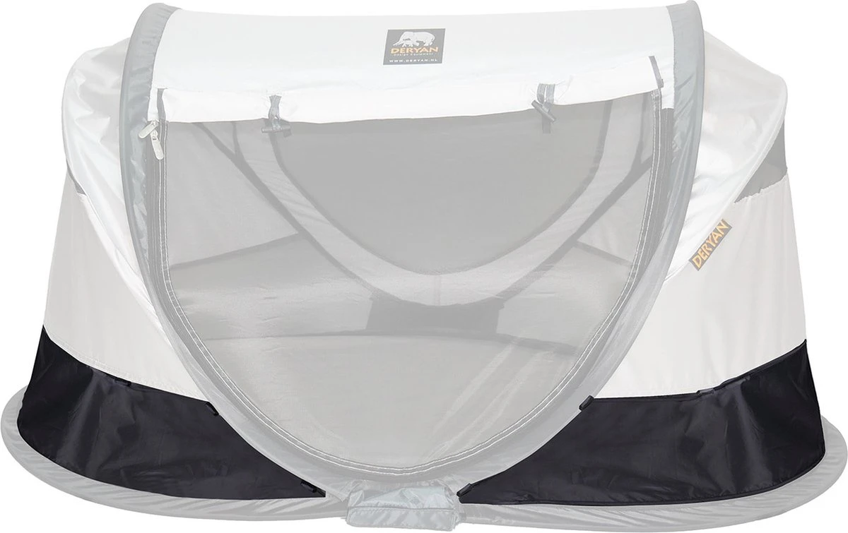 Deryan Shane Luxe 2023 Campingbedje - Baby Tent - Anti-UV 50+ - Peuterbed - Silver - Afbeelding 6