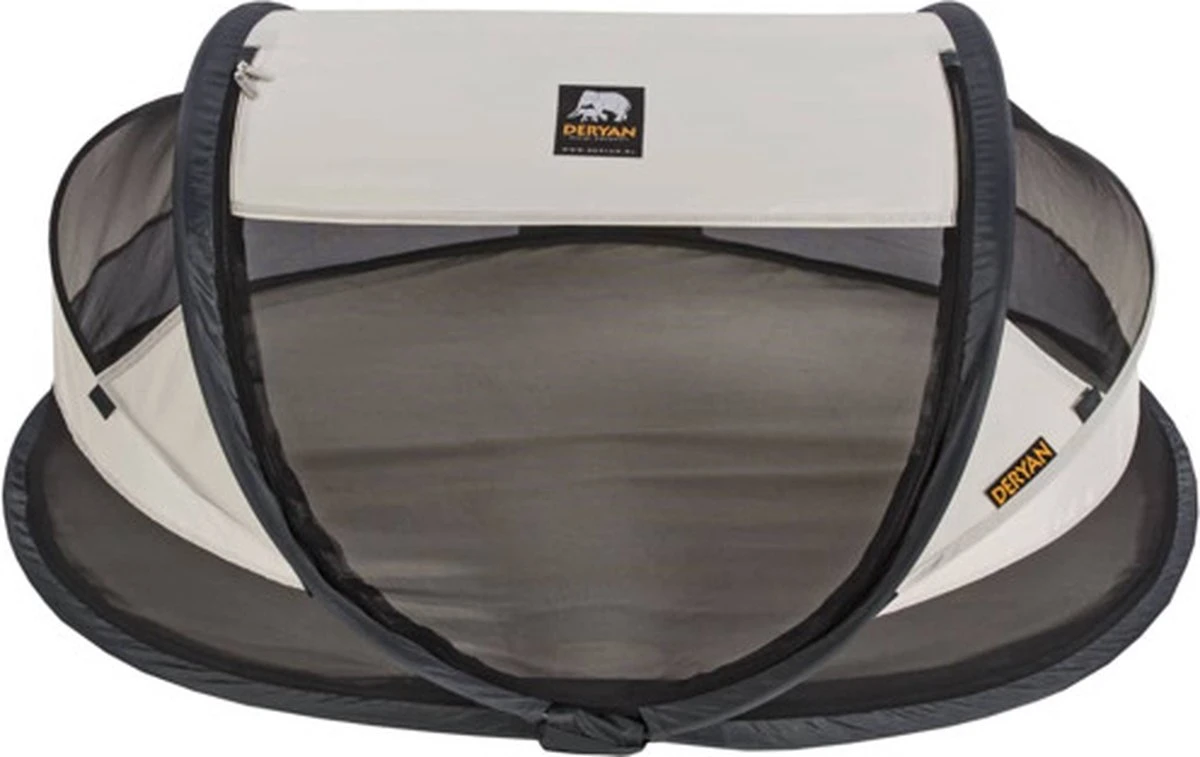 Deryan Baby Luxe Campingbedje – Inclusief Zelfopblaasbare Matras - Cream - Afbeelding 17