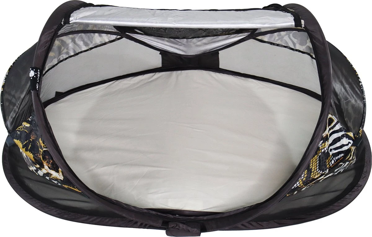 Deryan Baby Luxe Campingbedje – Inclusief Zelfopblaasbare Matras - Zoo - Afbeelding 8