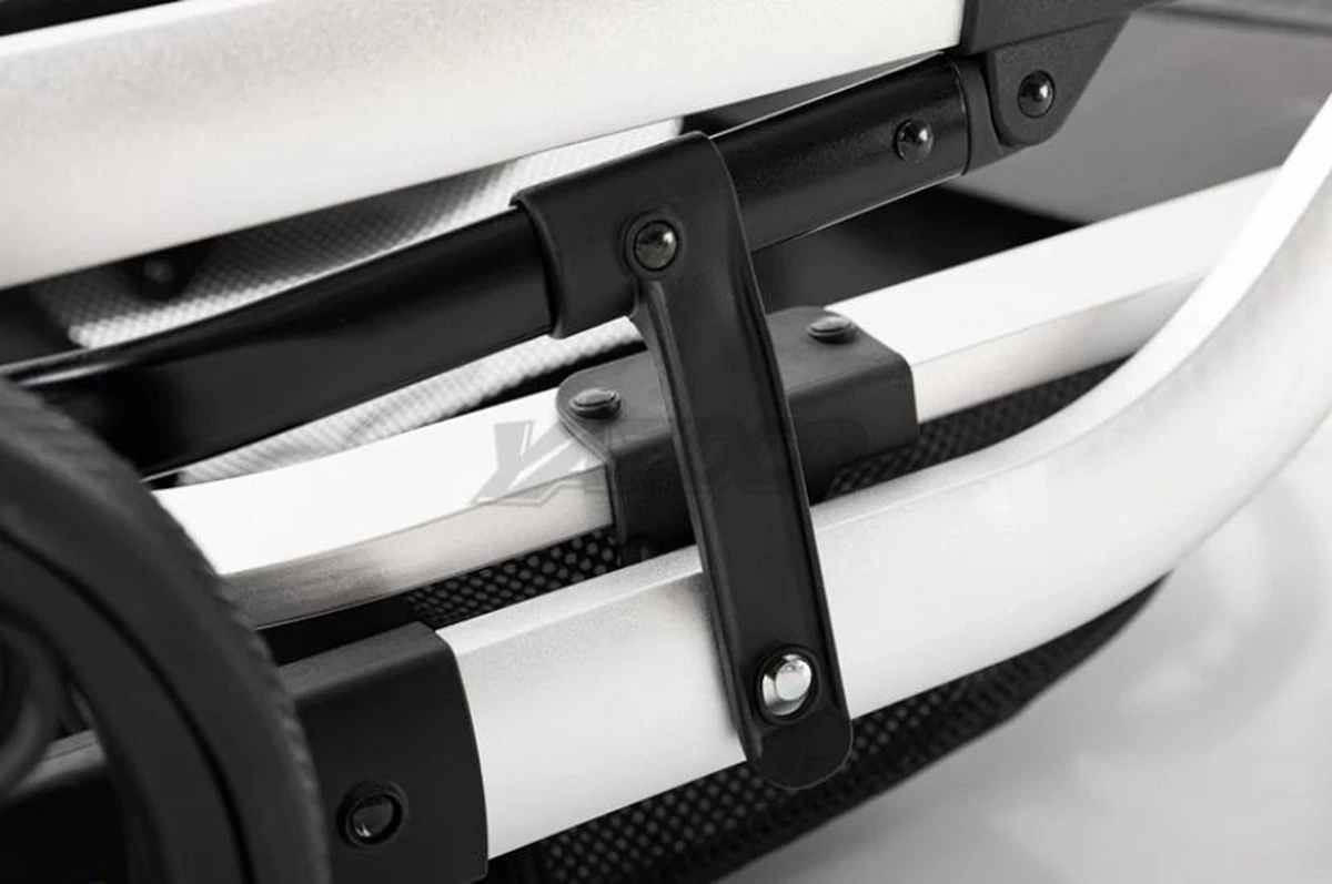 Merkloos BrightWise Luxe Kinderwagen 3 In 1 Voldoet Aan Alle Europese Veiligheidscertificaten - Wandelwagen - Kinderwagen 3-in-1 Incl Autostoel - Kinderwagen Maxi Cosi – Buggy 3 In 1 - Newborn - Leer - Grijs - Afbeelding 8