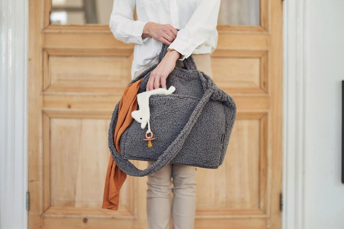 Jollein Luiertas Teddy - Storm Grey - Afbeelding 7