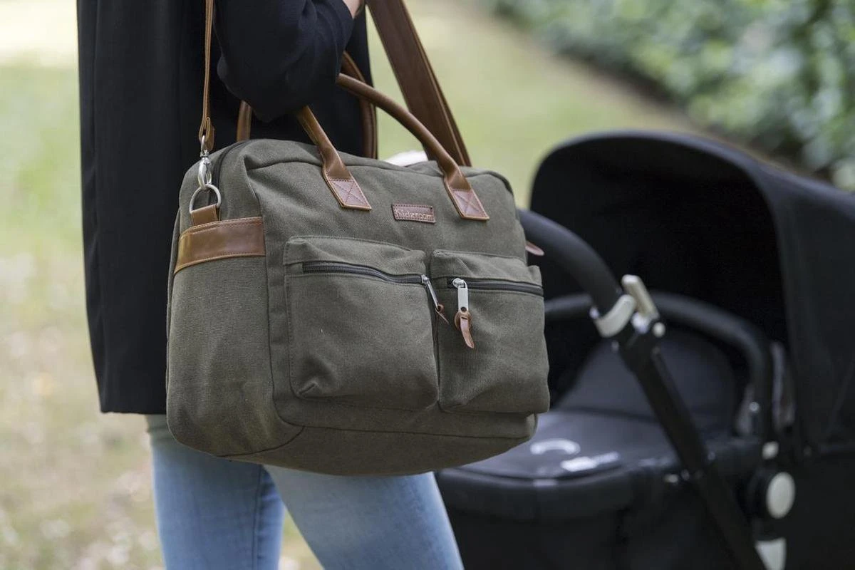 Kidzroom Vision Of Love Luiertas - Groen - Verschoonmatje - Verstelbare Schouderband - Afbeelding 5